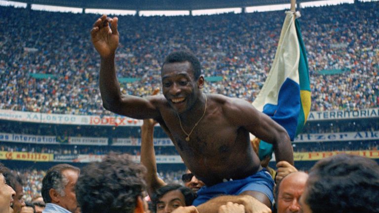 Pele won his last World Cup with Brazil in 1970