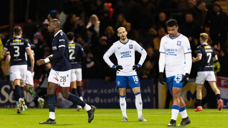 Rangers conceded first at Dens Park