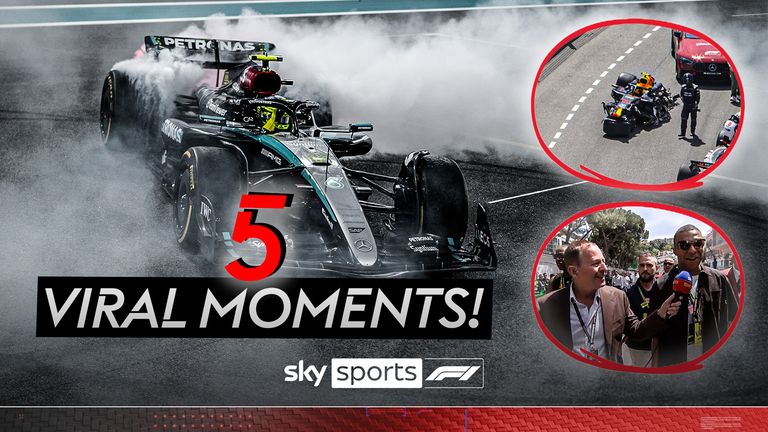 Relive the most viral moments of 2024, including Max Verstappen's clash with Lando Norris, Kylian Mbappe and Martin Brundle in Monaco and Lewis Hamilton's emotional final moments in a Mercedes.