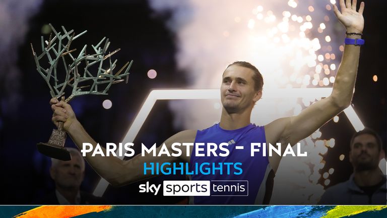 Zverev beats Humbert to win Paris Masters Final