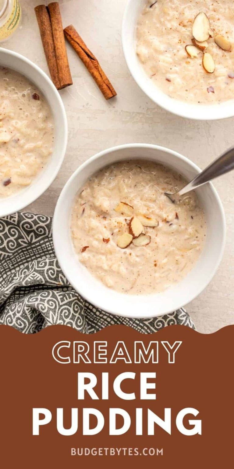 Creamy Rice Pudding - Budget Bytes