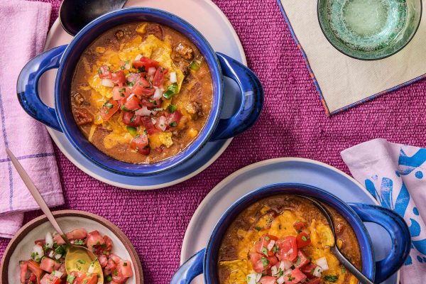 Winterify Your Taco Tuesday With This Cheesy, Tortilla-Topped Taco Soup